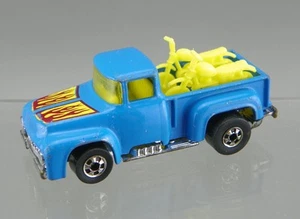 Hot Wheels 1973 Flying Colors Diecast 1/64 Hi-Tail Hauler Blue '56 Ford Truck HK - Picture 1 of 7