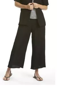 NEW FLAX Rayon Thinking Tropics CROPPED FLOOD Pants 6 Fabrics 4 SIZES $81 VALUE - Picture 1 of 9