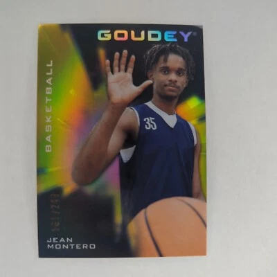 2021 Goodwin Champions - Goudey Black Gold #G41 Jean Montero 161/249 (RC) - Image 1 of 3