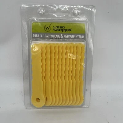 Weed Warrior Push-N-Load 3 Blade Residential Grade  6.75 L Trimmer Blade 12 pack - Image 1 of 3