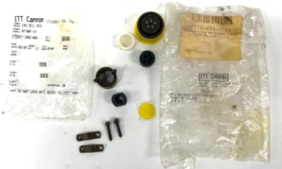 ITT CAÑÓN MS116F14-5S CONECTOR CIRCULAR ENCHUFE TAMAÑO 14 5 POSICIONES TOMA DE SOLDADURA Foto 1 de 4