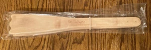 Pampered Chef Scalloped Edge Large Bamboo Tongs 13.5” NOS Sealed - Picture 1 of 4