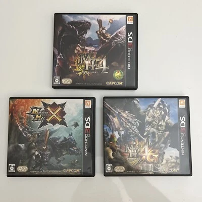 Monster Hunter 4, 4G, X - Nintendo 3DS JAPAN Game Complete - Image 1 of 4