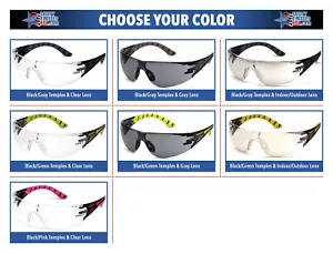 Pyramex Endeavor Plus Safety Glasses Multiple Frame & Lens Colors ANSI Z87.1+ - Picture 1 of 8