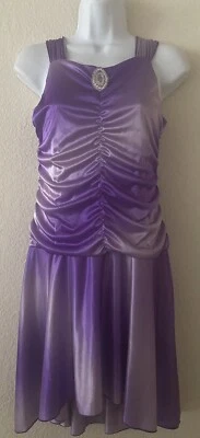 Vestido graduado fiesta de Pascua para niñas graduación concurso talla 14,5 Plus Foto 1 de 4