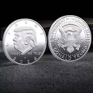 Liberty 2024 Präsident Donald Trump EAGLE Gedenkherausforderung Münze Geschenk - Bild 1 von 8