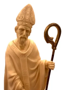 Gino Ruggeri Original Saint Patrick katholische Statue um 1960 - Bild 1 von 12