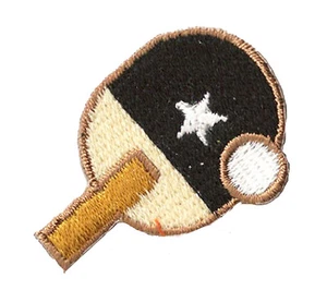 Patche écusson Ping Pong tennis de table patch transfert thermocollant  - Picture 1 of 2