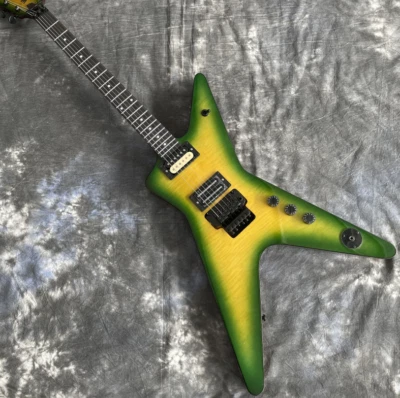 Dimebag Dime Slime ML Green Electric Guitar FR Bridge Black Hardware Fast Ship - Image 1 of 4