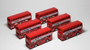 Matchbox Lesney Superfast MB 17 The Londoner London Bus - Laker Sky Train x6 Lot - Picture 1 of 2