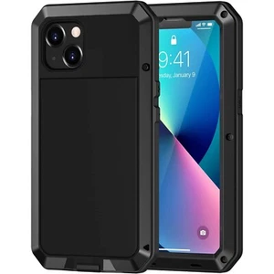 Lanhiem for iPhone 13 Heavy Duty Case, Shockproof Cover for iPhone 13 Metal Case - Picture 1 of 13