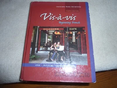 LSU Vis-a-Vis Beginning French 4th Edition Hardcover Book - Image 1 of 3