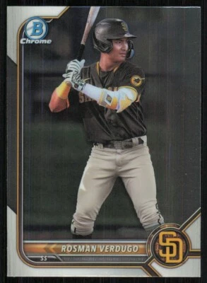 2022 Bowman Chrome Draft #BDC161 Rosman Verdugo - Image 1 of 2