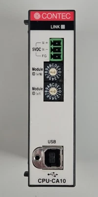 CONTEC CPU-CA10 (USB)GY Digital I/O Module Unit F&eIT Controller Device DIN - Image 1 of 4