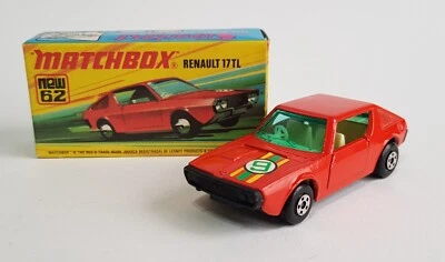Matchbox Superfast 62, Renault 17TL Racing No. 9, Superb Pristine Mint Condition - Image 1 of 4