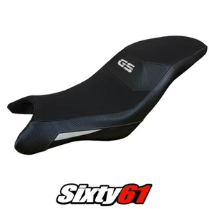 BMW G310GS 2017-2020 2021 2022 2023 2024 2025 Seat Cover Tappezzeria White Black - Picture 1 of 5