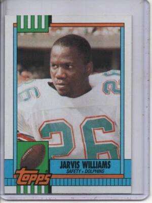 1990 TOPPS #326 JARVIS WILLIAMS MIAMI DOLPHINS FREE SHIPPING - Image 1 of 2