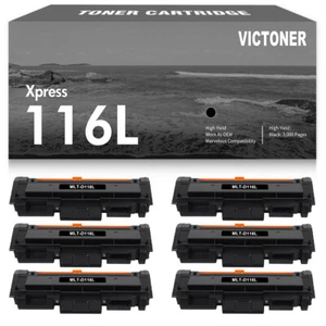 Paquete de 6 cartuchos de tóner MLT-D116L aptos para SAMSUNG SL-M2626 M2675 M2675FN M2825ND - Imagen 1 de 4