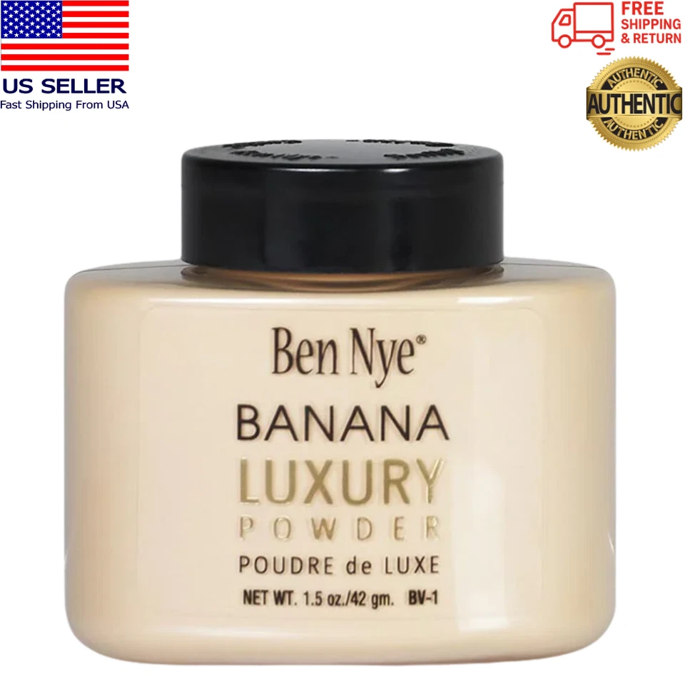 Polvo de plátano de lujo Ben Nye 1,5 oz 42 gramos - Nuevo EXP. 04-01-2027 Foto 1 de 4