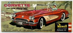 Vintage Revell Modellbausatz - 1959 Chevrolet Corvette #H1232:139 Maßstab 1:25 - Bild 1 von 8
