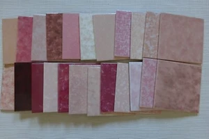 Retro Fliesen 15 x 15 cm 70er Jahre rot rosa Viele Muster zur Auswahl - Bild 1 von 20