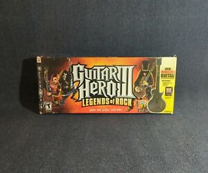PS3 Guitar Hero 3 III Legends Of Rock COMPLETE Les Paul NEW Open Box Sealed Game
