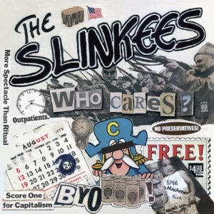 SLINKEES WHO CARES? EP 7" REISSUE DISCHORD RECORDS - Imagen 1 de 2
