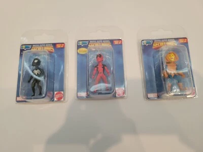 Gentle Giant Marvel Secret Wars Lote de 3 Micro Bobble Deadpool Venom Hobgoblin Foto 1 de 4