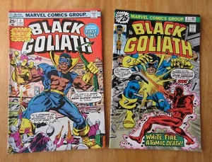 Lot of *2* Marvel Comics BLACK GOLIATH (1975): #1, 2 (FN++) - Picture 1 of 6