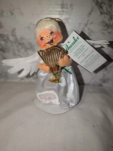 Annalee Christmas Angel Kid Harp 6" Holiday Decor Spiritual New With Tags - Picture 1 of 7