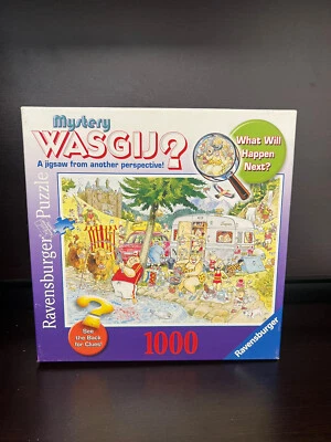 Ravensburger Camping Commotion 1000 шт. пазл Mystery Wasgij? 2011 - Изображение 1 из 4
