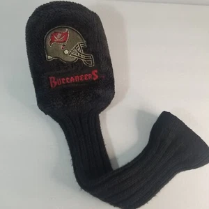 Golf Head Cover NFL Buccaneers Tampa Bay 1 Holz schwarz Fuzzy Long Neck - Bild 1 von 4