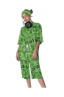 Billie Eilish Clásico Verde Disfraz Halloween Vestido Elegante XL 14-16 NUEVO Foto 1 de 4