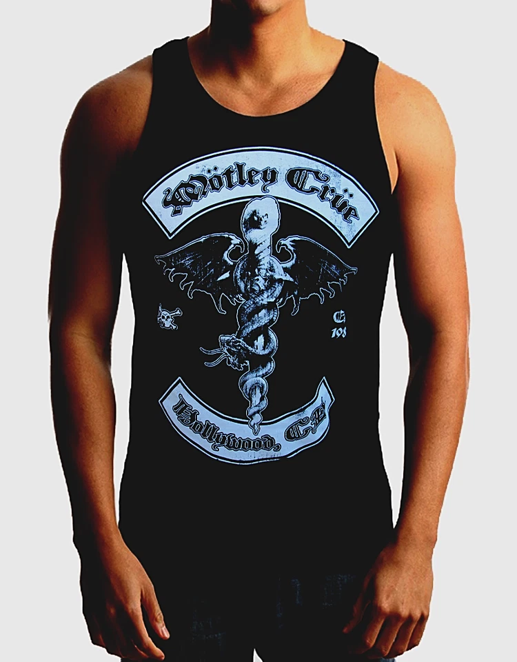 MOTLEY CRUE DR. PUNK ROCK  Band Black Tank Top - Image 1 of 1