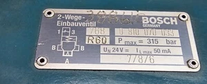 Bosch 2-Way Built-in Valve #0 810 070 033 - Picture 1 of 4