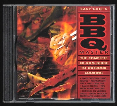 Easy Chef's BBQ Master Guide To Outdoor Cooking (CD-ROM, 2003) Barbecue Grilling - Image 1 of 4