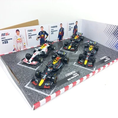 1/43 Red Bull Fórmula 1 F1 World Champions RB16B RB18 RB19 Max Verstappen Pérez - Imagen 1 de 4