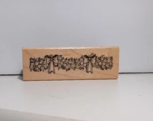 Garland and Bows stamp - Delafield Stamp Company #F554 - Picture 1 of 2