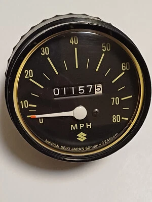 Velocímetro Speedo original Suzuki 50 100 AP50 TS50 TS75 A100 etc. Foto 1 de 4
