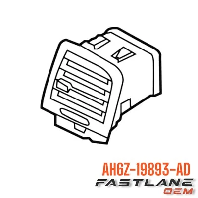 Ford Fusion/Lincoln MKZ 2010-2012 conjunto de persianas de aire de ventilación derecha nuevo OEM AH6Z-19893-AD Foto 1 de 4