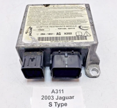 ✅ 03-08 Módulo de control de restricciones de bolsa de aire SRS diagnóstico Jaguar S-Type X200 OEM Foto 1 de 4