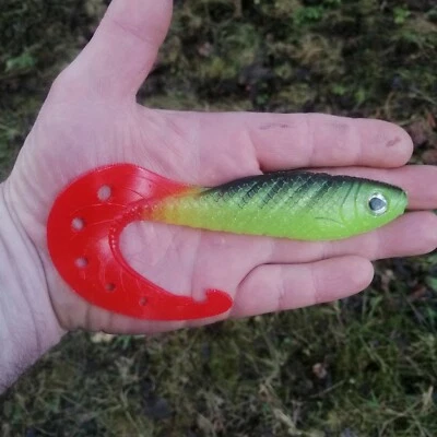 Kunstköder , Gummiköder /Vladimir-Twister 15 cm , Farbe C - Bild 1 von 3