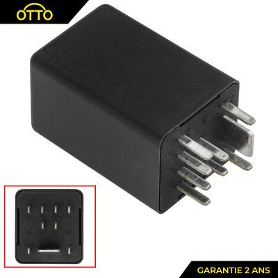 Relais de préchauffage pour VW GOLF 5 et 7 TDI - 04L907282E 04L907282B - Photo 1/4