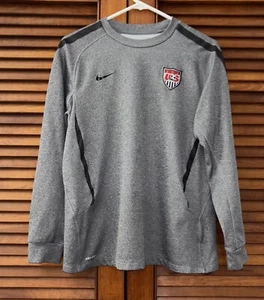 USA Soccer Team Nike Dri-Fit Performance Style Long Sleeve Shirt Women’s Size L - Picture 1 of 6