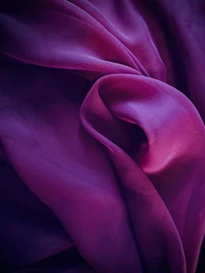 Chiffon Fabric 44 inches Width dark lavandes vine Sold By The Yard - Picture 1 of 5