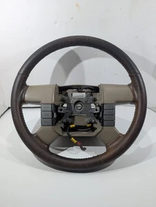 6L34 3F563 BD31U5 2004-2008 Ford F-150 Steering Wheel Leather King Ranch OEM - Picture 1 of 23