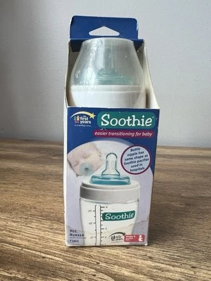 First Years Soothie Newborn bottle & Medium Flow Nipple 9oz New Stage 2 - Image 1 of 4