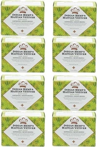 Nubian Heritage - Indischer Hanf & Haitianische Vetivers Seife mit Neemöl (8 Riegel) - Bild 1 von 4