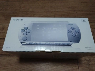 Sony Playstation Portable Silver PSP-1000SV game Console Boxed Tested Japan F/S - Image 1 of 2
