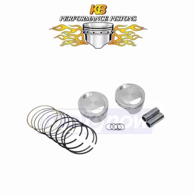 KB Cast Piston Set for 1994-1998 Harley Davidson FLHR Road King - Engine bj Foto 1 de 4